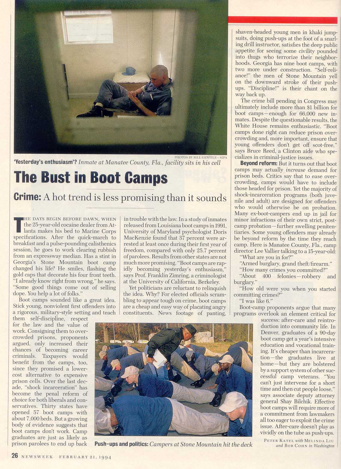 Peter Katel in Washington – NEWSWEEK Magazine (1994)